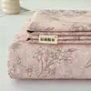 Nuevo Jinrou Algodón Crudo Viejo Grueso Sábana Sensación Gruesa Viejo Grueso Colchón de Cama Juego de Tres Piezas Sábana Funda de Almohada Colchón de Cama