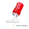 Ins decoração de bolo de assar açúcar de imitação pop tridimensional lata de refrigerante Plug-in de cartão suspenso Lata de cerveja Bandeira de Aniversário