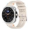 Pulseira de Silicone Perfurada Adequada para Samsung Watch8/9/Watch8 Classic (Fivela de Liga)