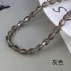 Una gran cantidad de accesorios para el cabello de bricolaje al por mayor, accesorios con agujeros rectos y agujeros verticales, cuentas sueltas de cristal de vidrio artificial.