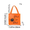 Bolsa de Tote de Calabaza de Halloween Festival de Fantasmas Guardería Bolsa de Regalo No Tejida Productos de Halloween Bolsa de Dulces del Festival de Fantasmas