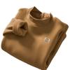 Camisetas de Manga Larga para Niños y Niñas, Nuevas Camisetas de Cuello Alto Corto de Primavera y Otoño para Niños, Elegantes Camisetas Básicas de Terciopelo Alemán para Principios de Otoño para Niños Pequeños