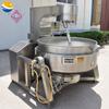 Aquecimento elétrico totalmente automático misturando ovo de arroz frito wok antiaderente antiaderente máquina de arroz frito equipamento de wok de cadeia de fast food