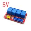 Módulo de relé de 1/2/4/6/8 canales 5V12V24V con optoacoplador de aislamiento y disparador de nivel alto y bajo, microcontrolador