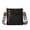 Bolso de Hombro Retro Estampado de Nicho para Mujer Transfronterizo, Bolso Tote de Gran Capacidad para Viajes, Nuevo Bolso de Hombro de Moda