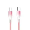 Cable de Datos de Carga Súper Rápida con Gradiente de Cristal Pd27W Adecuado para Huawei Tipo-C Apple 15/16 Cable de Carga para Teléfono Móvil