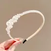 Diadema retorcida fresca y elegante, de lujo ligero para mujer, adecuada para el uso diario en primavera y verano, diadema de ala ancha, dulce accesorio para el cabello estilo coreano