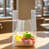 Bolsa Tote Transparente Bolsa de Empaque de Plástico para Hornear Bolsa de Regalo Pan Tostada Pastel Comida Ligera Para Llevar Catering Comercial Personalización