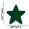 Parche de Tela Bordado Estrella Toalla Parche Bordado Estrella de Cinco Puntas Multicolor Parche Bordado Estrella de Cinco Puntas Accesorios para Ropa Parche Decorativo Parche de Tela Termoadhesivo