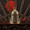 Nueva campana extra grande del Sutra del Corazón, adorno de campana de latón antiguo, campana Vajra estilo chino, artesanía de campana de cobre