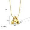10 Piezas Mínimo 3% de descuento Transfronterizo Globo Burbuja Gordito Collar de 26 Letras Colgante Versátil Simple Accesorio
