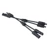 Conector Mc4 Tipo Y Conector de 3 Vías Panel Fotovoltaico Solar Paralelo Conector Impermeable Placa de Batería Conector 2 a 1