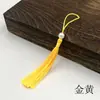 Punta con Borla con Perlas de Simulación Accesorios Hechos a Mano diy Material Punta Colgante Borla para Ropa Estilo Chino