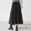 Falda de Maternidad Nueva Otoño e Invierno 2026, Falda de Línea A Simple y Casual, Suave y Versátil, Falda Larga de Paraguas Adelgazante para Mujeres Embarazadas