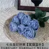 Materiales Florales Azul Niebla para Salones de Bodas, Materiales Florales de Rosa para Techos Altos, Decoración Suave para el Hogar al por Mayor, Arreglo Floral de Techo