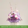 Arreglo Floral de Boda Estilo Bosque Arreglo de Piso Centro de Mesa Decoración de Boda Ventana Decoración de Arte Floral Terminada Flores Artificiales Accesorios