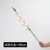 Flores artificiais de gladíolo estilo europeu com 8 cabeças para sala de estar e mesa de jantar, decoração comercial, adereços de fotografia, decoração de feriado