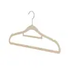 Percha de Flocado para el Hogar Soporte Antideslizante para Ropa Tienda de Ropa para Secar Esquina del Hombro Colgado sin Costuras Artefacto de Almacenamiento para Armario División de Almacenamiento