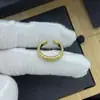 Anillo Ajustable Dior/Dior Letra Nueva Cd para Mujer, Anillo Abierto Estrella Latón Retro de Lujo Ligero Europeo y Americano Venta al por Mayor