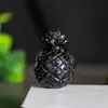 Adornos de Piña Dorada de Resina Rellena de Cristal Natural Mascota Fresca y Linda Decoraciones de Escritorio de Escritorio