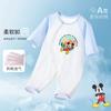 Pijama Disney de Uma Peça 100% Algodão Sem Costura Manga Longa Roupa de Casa para Bebê Recém-Nascido Roupão para Meninos Roupas Climatizadas Macacão