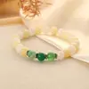 Pulseira feminina estilo ins de moda personalizada pulseira de contas de cristal natural joias de pedra olho de tigre atacado Europa e Estados Unidos transfronteiriço