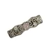 Conjunto Vintage Francês Versa Cor Artificial Pedra de Chá Tesouro Anel Padrão de Renda de Alta Qualidade Anel de Dedo para Mulheres