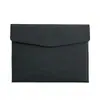Bolsa de documento de couro A4 à prova d'água com botão de pressão, bolsa para arquivos, porta-documentos, maleta de negócios à prova d'água atacado