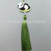 En stock al por mayor estilo antiguo hanfu cheongsam tapeta a presión bordado de panda de doble cara borla colgante de borla pequeña accesorios de ropa