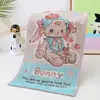 Zhiyang Gaze de Quatro Camadas Jacquard de Desenho Animado Toalha Infantil Urso Toalha Infantil Toalha de Rosto Pequena Toalha Absorvente de Suor Presente Atacado