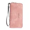 Cartera de Mano Larga para Mujer 2025 Nuevo Estilo Coreano Bolso de Mano Multifuncional Portatarjetas Bolsa para Teléfono Móvil Billetera para Monedas Billetera Suave