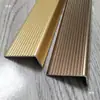 Tira de Acabado para Piso de Madera de Aleación de Aluminio Engrosada en Forma de 7 y L Tira Antideslizante para Escaleras Protector de Esquina en Ángulo Recto para Entrada de Alfombra