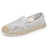 SIKAIWU Sapatos de Pescador Finos Planos Sapatos Femininos Verão Respiráveis 2025 Novo Estilo Slip-on Sapatos de Tecido Old Beijing para Mulheres