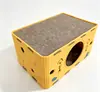 Casa modular para gatos de fieltro con diseño de corte en forma de pez, se puede montar y desmontar, adecuada para todas las estaciones. Se puede usar como cama para gatos o como casa rascadora para gatos. Tamaño: 58 cm de largo, 34 cm de ancho, 30 cm de alto.