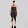 Conjunto de chaleco de yoga transfronterizo para mujer, corte ajustado, secado rápido, chaleco deportivo de doble tirante, conjunto de pantalones cortos de ciclismo para exteriores