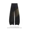 Pantalones Casuales de Verano Nuevos para Hombre 2026 Patchwork de Moda Hielo de Seda Secado Rápido Talla Grande Sueltos Pantalones Curvos para Hombre