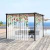1 pieza nueva mosquitera con patrón de flores impresión digital 3D directo de fábrica decoración dormitorio sala de estar mosquitera con barra para colgar