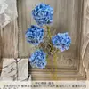 Hortensia Artificial Flores Falsas Flores de Seda Flores Artificiales de Plástico Decoraciones de Sala de Estar de Alta Gama Productos Florales para Bodas