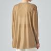 Ningbo Anjiu Top Deportivo Ligero de Otoño para Mujer con Abertura Lateral Única y Manga Larga, Holgado para Correr y Fitness