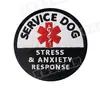 Perro de Servicio Perro de Rescate Médico Ropa para Perros Bolsa Sello Parche Táctico de Moral Adecuado para Gorra Bolsa Chaleco etc