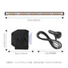 Luz de Barra Cob Transfronteriza 5P Luz Estroboscópica para Coche Luz de Rejilla Luz de Advertencia Luz LED para Vehículo de Construcción Luz de Techo de Despeje de Rescate