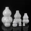 Adornos de Calabaza de Mármol Blanco Natural, Adornos de Jade de Fortuna y Prosperidad, Decoraciones Feng Shui para Hogar y Oficina, Fuente Directa de Suministro