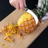 Aço inoxidável pequena faca curva pequena foice banana faca corte vegetal abacaxi faca faca fruta faca jaca faca abacaxi faca alho-poró faca de corte