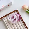 Série Colorida de Elásticos de Cabelo de Fio de Telefone, Elásticos de Alta Elasticidade Que Não Danificam o Cabelo, Cordas de Cabelo Duráveis e Sem Marcas