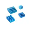 Paquete de Disipador de Calor para Raspberry Pi 4B Refrigeración Especial para CPU de Cuarta Generación Radiador con Adhesivo en la Parte Posterior Todo de Cobre 4 Piezas