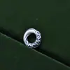 Plata Esterlina S925 Plata Tailandesa Accesorios Estilo Chino Xiangyun Anillo Cerrado Torcido Anillo Mano Marca DIY Pulsera de Cuerda Trenzada Decoración de Cuerda