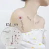 Novos Adesivos de Tatuagem Florais à Prova d'Água de Rui Ka Long, Adesivos para Rosto, Adesivos para Braço, Unissex, Adesivos de Margarida Pequena Mais Vendidos