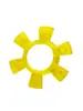 Almohadilla Hexagonal Flor de Ciruelo de Poliuretano Accesorios para Polipasto Eléctrico Acoplamiento para Polipasto Eléctrico de 5T Almohadilla Flor de Ciruelo Almohadilla de Tendón de Buey