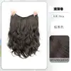 Peluca de Cabello Largo y Rizado para Mujer, Pieza Única de Ondas Grandes, Aumento de Volumen del Cabello, Cabello Esponjoso Realista, Pieza de Peluca de Extensión de Cabello con Forma de V Sin Costuras