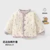 Jaqueta Acolchoada de Algodão para Meninas Inverno 2025 Nova Jaqueta Acolchoada de Algodão para Bebê Acolchoada Quente Casaco de Algodão Acolchoado de Inverno Top